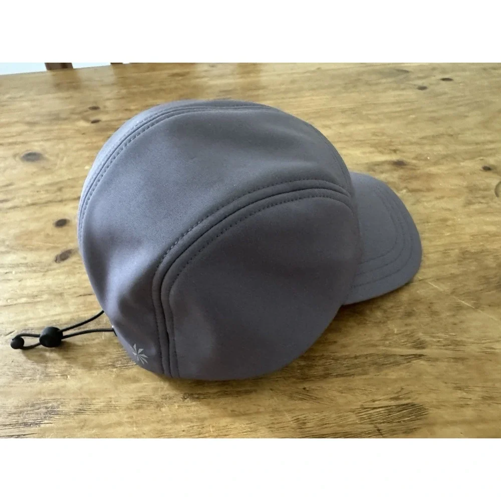 Athleta Cold Weather Train Cap Gray Adjustable Water Repellent Reflective NWT